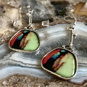 2380 Artistic Multicolor Drop Earrings